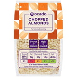 Ocado chopped almonds 100g, imported from the UK