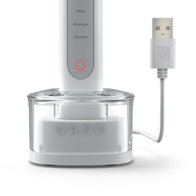 Ordo Sonic+ Electric Toothbrush White/Silver, imported from the UK