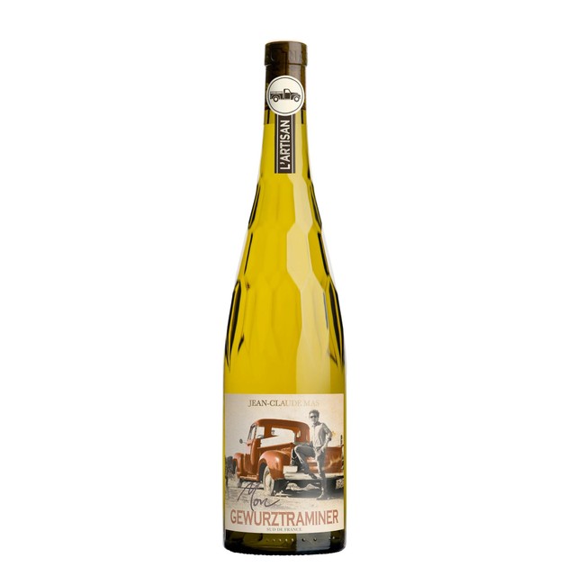 Jean Claude Mas Gewurztraminer French white wine, UK version