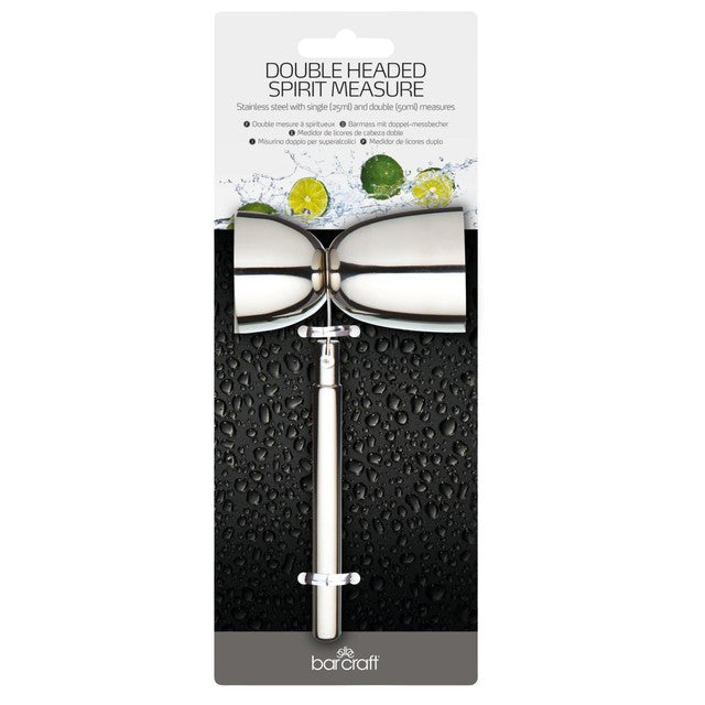 BarCraft stainless steel double jigger 25ml/50ml - British product