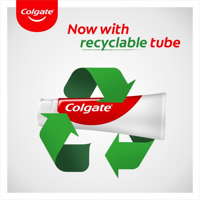 Colgate Deep Clean whitening toothpaste with baking soda (British brand)