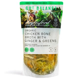 DAYLESFORD ORGANIC chicken bone broth with ginger and greens - British product