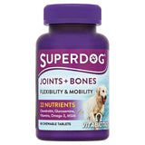 Superdog Joints & Bones dog supplement braised beef flavour 60 tablets (British brand)