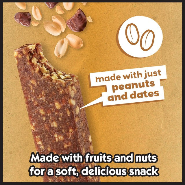 Eat Natural Peanut & Date soft fruit bars 4 x 30g - British product