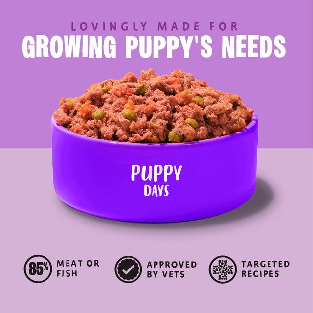 Barking Heads Puppy Days wet dog food pouch 300g - British product