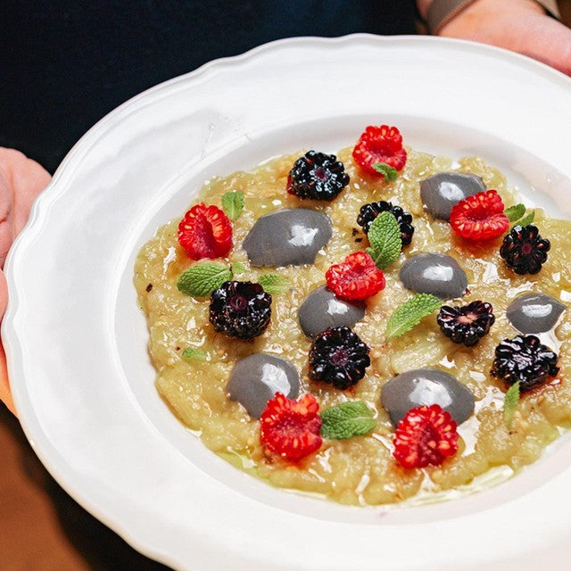 Med Cuisine roasted aubergine puree 390g, imported from the UK
