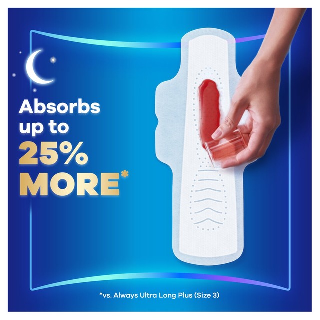 Always Infinity Night pads size 3 value pack 18 count (British brand)