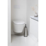 Brabantia Matt Steel toilet brush and holder - British product