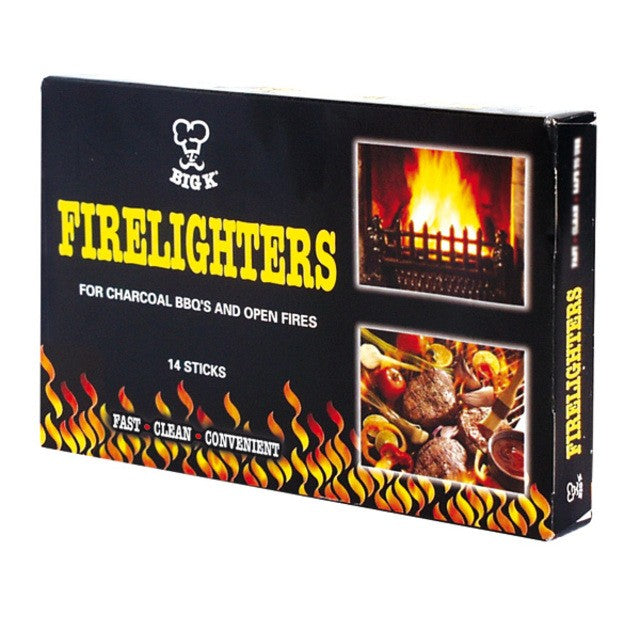Big K firelighters 14 lighting blocks - British product