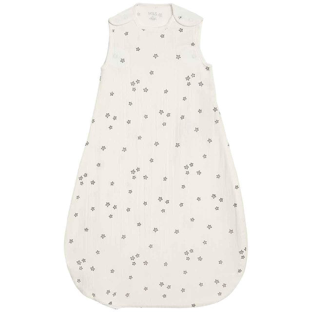 M&S star muslin sleeping bag 18-36 months, imported from the UK