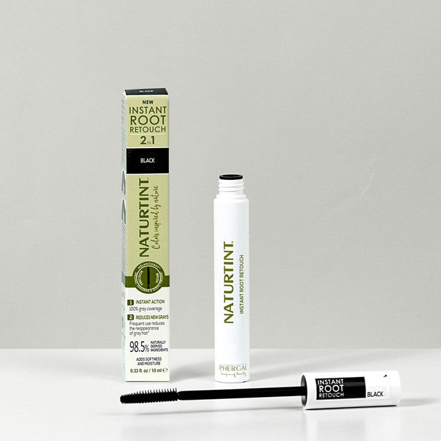 Naturtint Black Root Touch Up Hair Dye 10g, imported from the UK