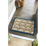 Phoenix Bright Doggie Patterned Dog Mat 50x75cm, UK version