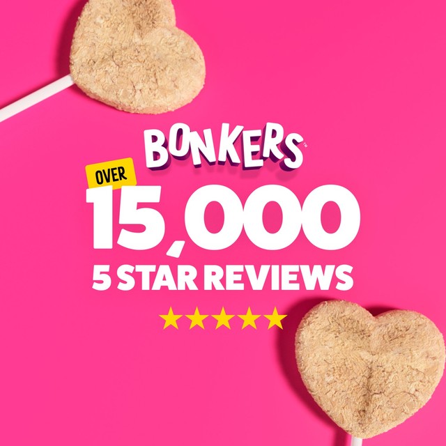Bonkers Purrpops freeze-dried chicken cat lollipop treats (British brand)