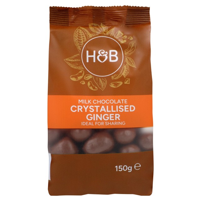 Holland & Barrett milk chocolate crystallised ginger 210g, UK version