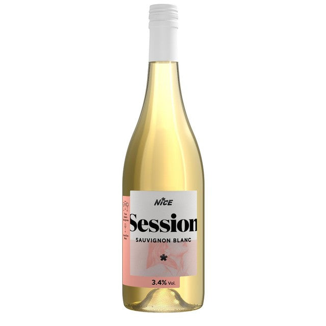 NICE Session Sauvignon Blanc low-alcohol wine 75cl, imported from the UK