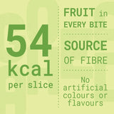 Go Ahead apple crispy fruit slices snack bars 12 slices, UK version