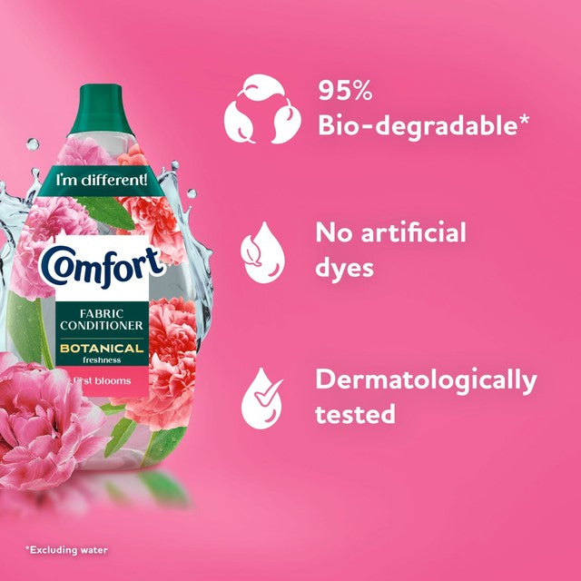 Adoucissant textile Comfort First Blooms 960 ml - Produit britannique