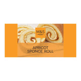 M&S apricot sponge roll 245g, imported from the UK