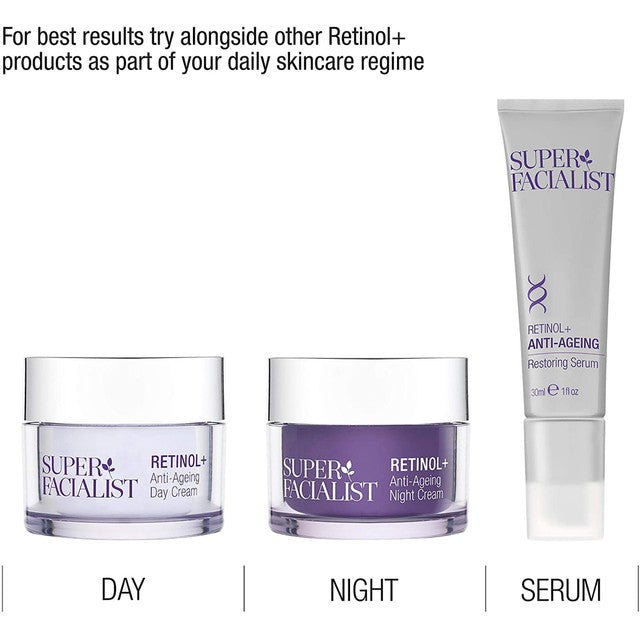 Super Facialist retinol anti-ageing day cream 50ml (British brand)