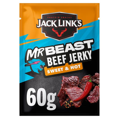 M&S Jack Link Sweet & Hot Beef Jerky 60g- Buy online at McGrocer