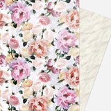 Deva Designs Peony floral wrapping paper sheets, 2 per pack (British brand)