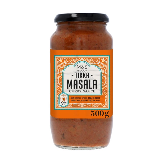 M&S Tikka Masala curry sauce 500g, imported from the UK