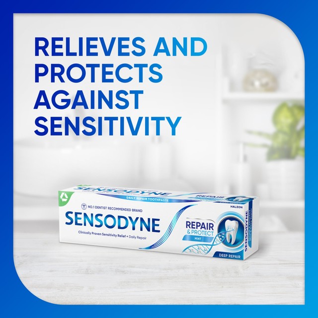 Sensodyne Repair & Protect Original Mint toothpaste 75ml (British brand)