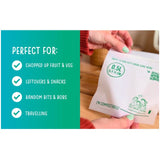 Eco Green Living small compostable resealable bags 0.5L - British product