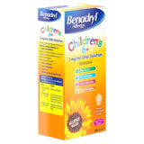 Benadryl Children's Allergy Oral Solution 6+, imported from the UK
