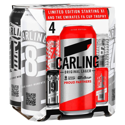 M&S Carling Original Lager British Lager 4 x 440ml pack- Buy online at McGrocer