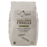 Mr Organic whole wheat fusilli pasta 500g, imported from the UK