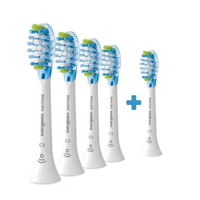 Philips toothbrush heads white pack of 5, imported from the UK