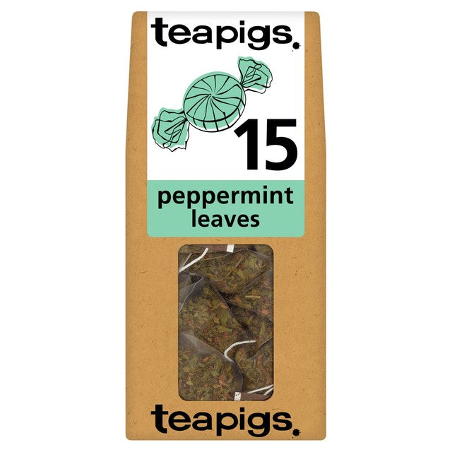 Teapigs peppermint leaves tea bags 15 pack (British brand)