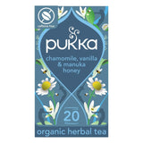 Pukka chamomile vanilla honey tea 20 bags, imported from the UK