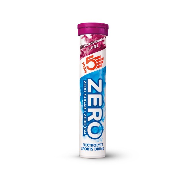 HIGH5 ZERO Blackcurrant electrolyte tablets 20 tablets (British brand)