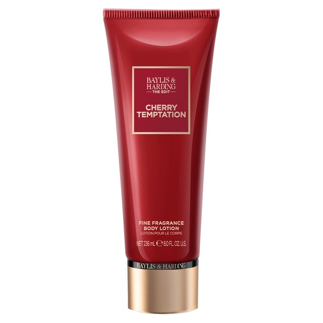 Baylis & Harding Cherry Temptation body lotion, British brand