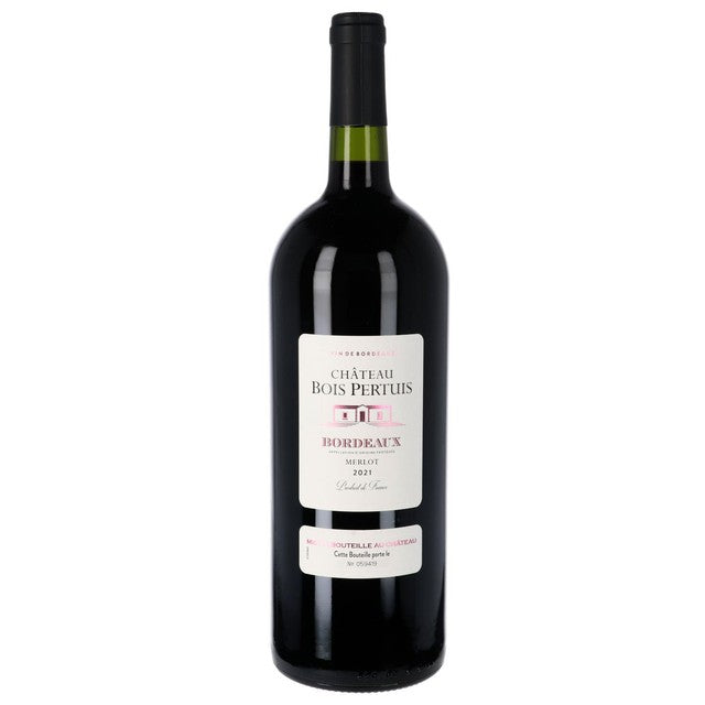 Chateau Bois Pertuis Bordeaux red wine 2021 magnum, UK version