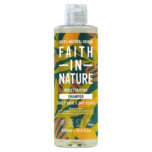 Faith in Nature Shea & Argan shampoo 400ml - British product