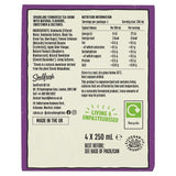 Lo Bros raspberry and blackcurrant kombucha 4x250ml multipack, UK version