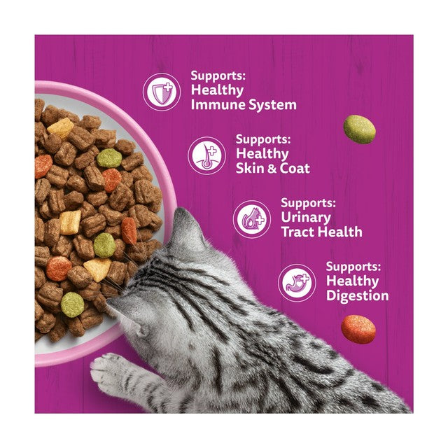 Whiskas dry cat food with salmon 800g (British brand)