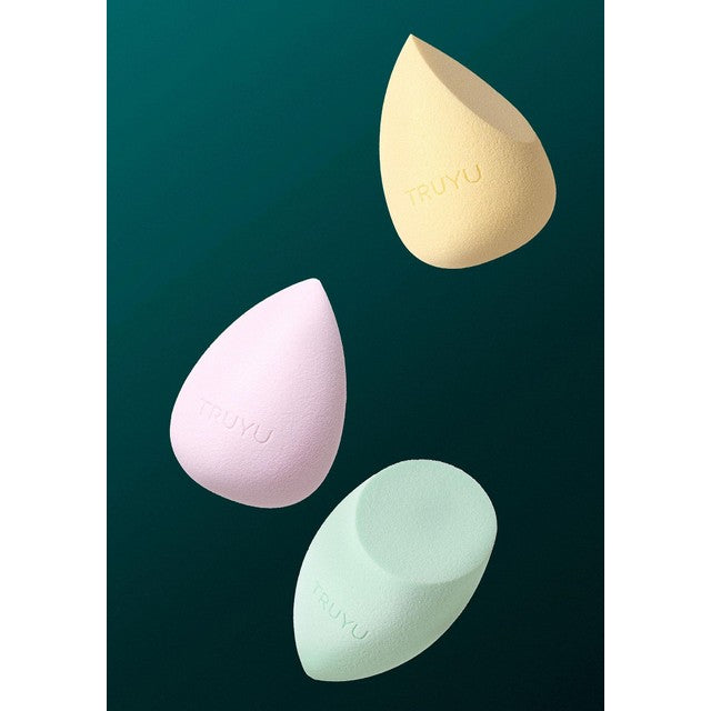 Truyu blending makeup sponge trio (British brand)