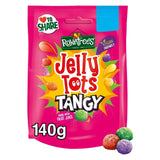 Rowntree's Jelly Tots Tangy chewy sweets 140g, imported from the UK