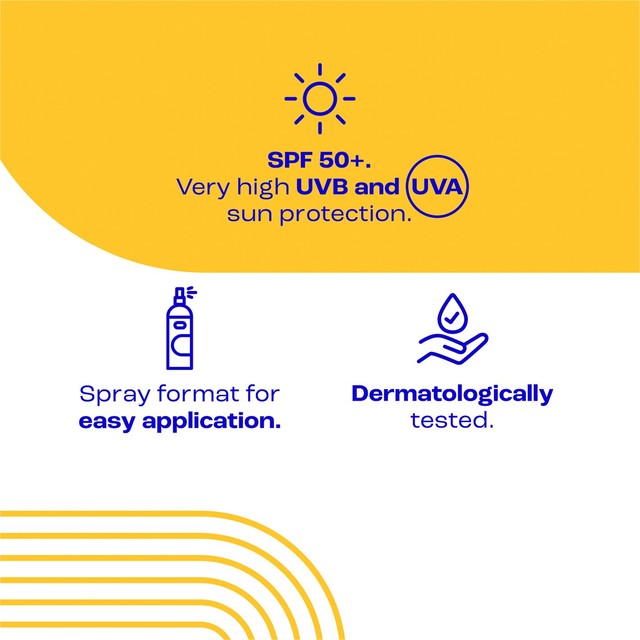E45 kids sun spray SPF 50+, UK version