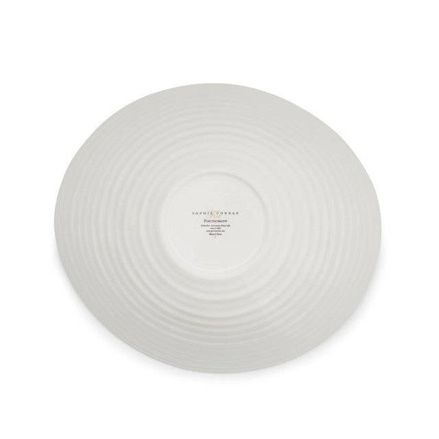 Portmeirion white porcelain salad bowl 33cm (British brand)