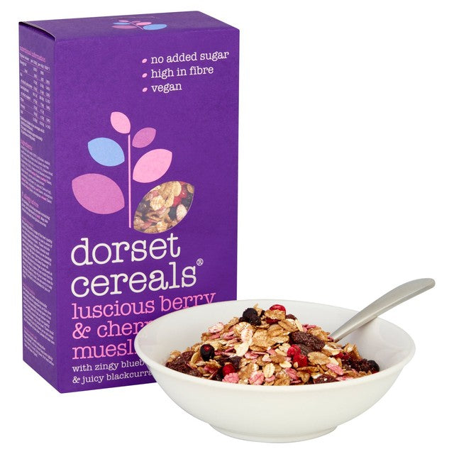 Dorset Cereals Luscious Berry and Cherry Muesli 600g - British product