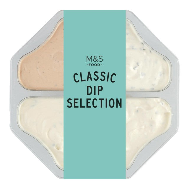 M&S dip platter assorted dips 516g, imported from the UK