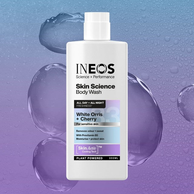 INEOS Body Wash White Orris & Cherry 300ml, UK version