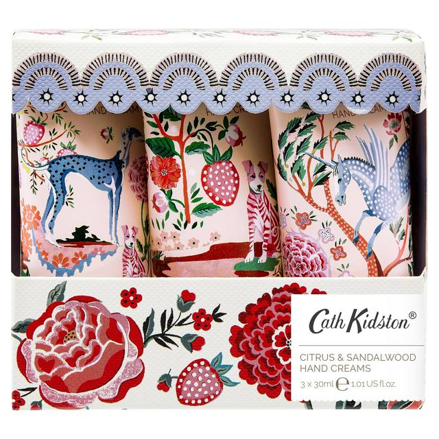 Cath Kidston Citrus Sandalwood Hand Creams 3x30ml