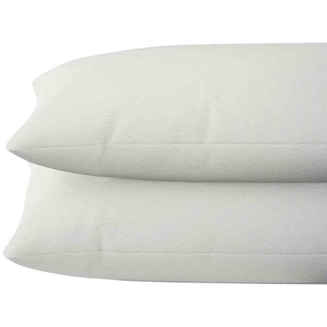 M&S brushed cotton pillowcases white set of two - British product