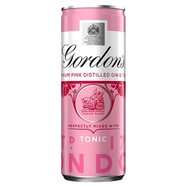 Gordon's Pink Gin & Tonic, 250-ml-Dose, britische Version
